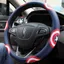 Sáng Tạo Marvel Anime Ô Tô Vô Lăng Mùa Hè Bốn Mùa Hoạt Hình Độc Đáo Unisex Silicone Chống Trơn Trượt Grip Cover 26.3.22