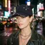 Mũ bóng chày tai mèo WEETW, Pin Hiphop Vòng kim loại Mũ bóng chày, Phong cách Hàn Quốc giản dị Punk Cay Girls Đạt đỉnh mũ mùa hè