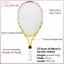 THÊM Quần vợt đặc biệt Raet dành cho thanh thiếu niên 23 Inch Hợp kim nhôm Tennis Raet Dây Nylon chắc chắn để tập luyện trẻ em BSS