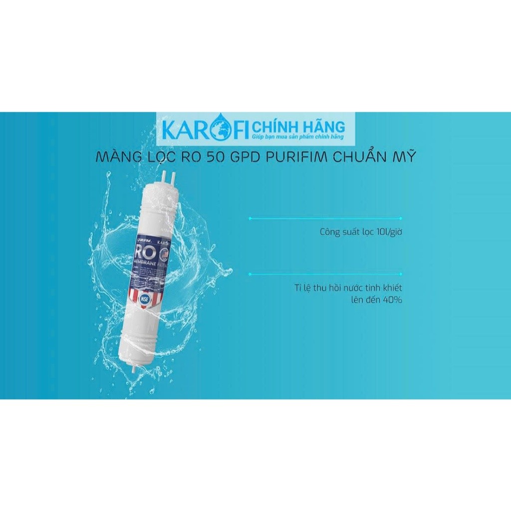 [LIVE - TẶNG BỘ LÕI] KAQ-D36 Máy lọc nước RO Mỹ 10 lõi KAROFI - Cụm lõi Smax hiệu suất cao - Lắp miễn phí | BigBuy360 - bigbuy360.vn