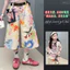 Áo thun chấm đầy màu sắc cho bé gái Mùa hè Phong cách mới Trẻ em in hình hoạt hình Slim-fit Top
