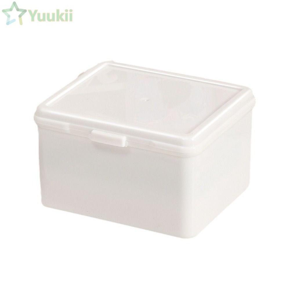 Hộp Bảo Quản YUUKII, Nhựa Có Nắp Hộp Thu Thập, Hình Chữ Nhật Nhỏ Chống Bụi Máy Tính Để Bàn Trang Trí Thẻ Hộp Bảo Quản Trang Sức