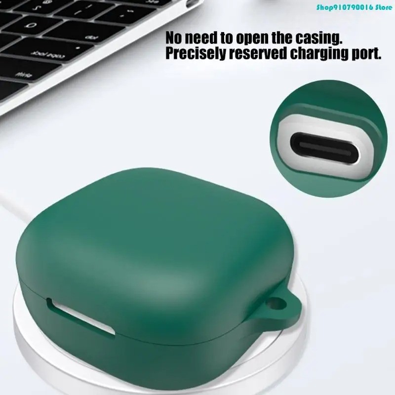 Ốp silicon chống sốc cho Anker Soundcore R60i NC, bao bảo vệ tai nghe không dây, hộp đựng, vỏ chống bụi