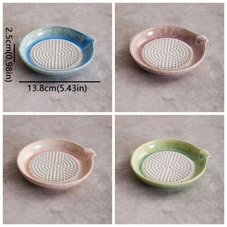 Dụng cụ gọt tỏi bằng gốm SENRTY, Bát nước sốt tỏi 2 trong 1 bằng tay, mịn màng cầm tay, tái sử dụng, xay nhuyễn rau củ quả