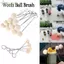 YUUKII 10 / 20 Chiếc Len Nhà Nhuộm Kim Loại Tay Cầm Da Dụng Cụ
