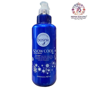 Dầu Gội Bạc Hà Thư Giãn Bosnic Snow Cool Shampoo 1000ml [ MK ]