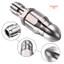 ✨Homie✨Đầu phun áp lực cao bằng thép không gỉ Nạo vét ống 1/4 Đầu nối nhanh Áp suất cao Jet Water Pipe
