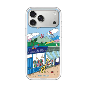 Tranh phong cảnh INS từ tính Vỏ điện thoại mờ cho iPhone 17 16 Pro 15 14 Pro Max Vỏ bảo vệ mờ cứng