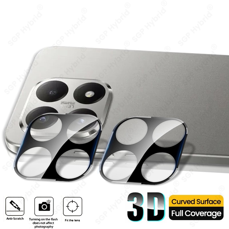 Ốp lưng bảo vệ ống kính máy ảnh cho Xiaomi 17T Pro/17T Pro Max/17 Ultra, viền đen, kính cường lực