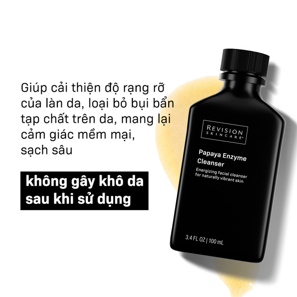 Sữa Rửa Mặt Dưỡng Da Mịn Màng Revision Skincare Papaya Enzyme Cleanser 100ml