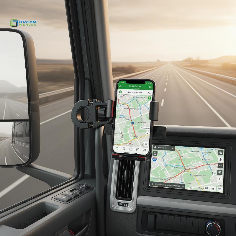 [Dream Weaver] Giá đỡ điện thoại Tru Bus Dễ dàng loại bỏ Tay cầm chống rung ổn định Xoay 360 Phù hợp với tất cả điện thoại thông minh cho xe buýt Trình điều khiển khẩn cấp mới