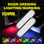 Đèn LED cảm ứng cảnh báo cửa ô tô, đèn chào mừng chống va chạm, nhấp nháy, phụ kiện xe, hàng có sẵn