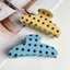 Kẹp Móng Vuốt Tóc SHUPUN, Chấm Bi In Kích Thước Lớn Cá Mập Kẹp, Màu Kẹo Dễ Thương 10CM Kẹp Tóc Nữ