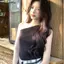 AA Không Đều Một Vai Tắt Vai Áo Vest Thiết Kế Không Tay Họa Tiết Màu Trơn Đa Năng Mặc Vải Co Giãn Cao VN