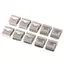ECK 10 Chiếc Bảng Điều Khiển Năng Lượng Mặt Trời Kẹp Cáp Thép Không Gỉ PV Dây Kẹp Loing Kẹp Cho 4 Vuông 2 Dây Cáp Phụ Kiện Dây HOT