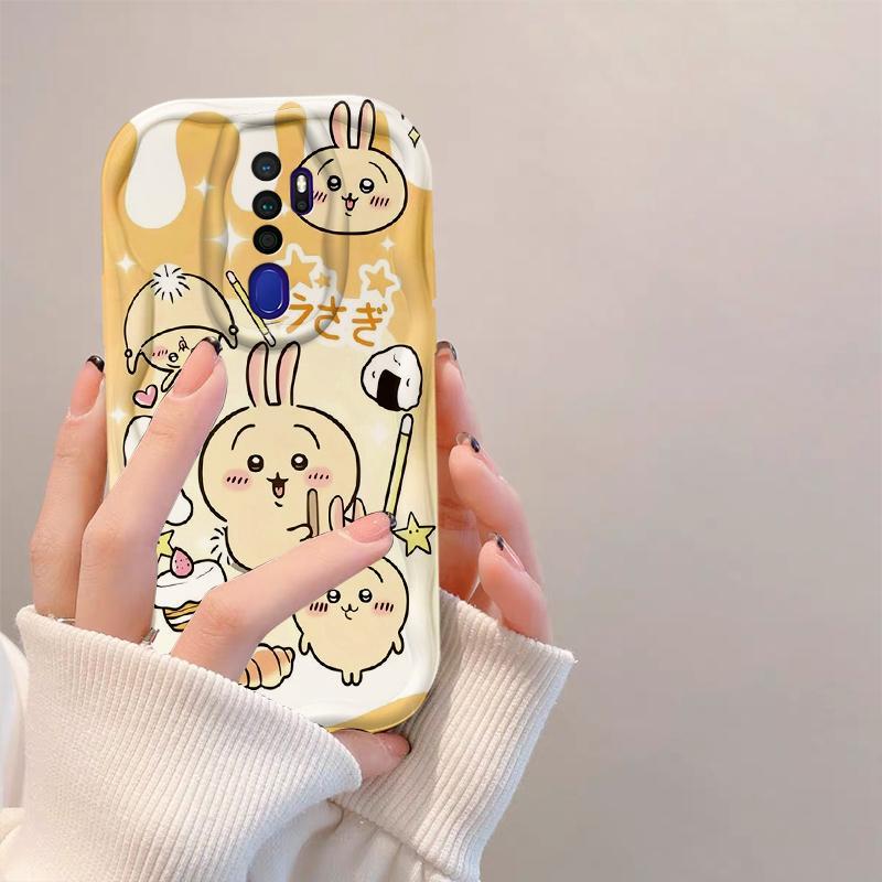 Thích Hợp Cho OPPO A9 2020 A5 2020 3D Cầm Tay Mềm TPU Hoạt Hình Chii Kawa Usagi Ốp Điện Thoại Chống Sốc