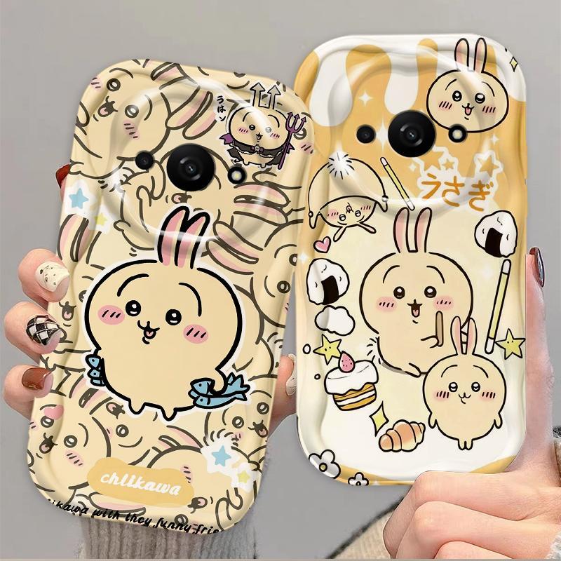 Thích hợp cho Redmi A3 / POCO C61 4G 3D Girls TPU mềm Phim hoạt hình Chii Kawa Usagi Vỏ điện thoại chống sốc