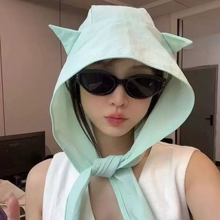 Loom Lure Khăn quàng cổ chống nắng, Mũ chống nắng có mũ trùm đầu chống tia cực tím thời trang