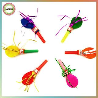 SAFENH 50 Chiếc Còi Thổi Nhiều Màu Sắc Có Bóng Bay Cho Trẻ Em Tiệc Sinh Nhật Ủng Hộ & Đồ Chơi VN
