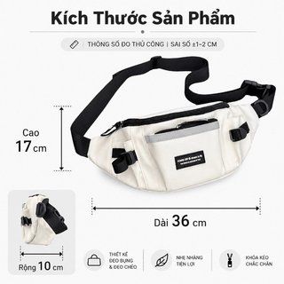 Túi đeo chéo gấu Nylon chống nước Công suất lớn Dạo phố Unisex Du lịch Túi ngực hàng ngày