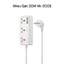 Ổ Điện Đa Năng WIWU WI-S005 GaN 30W 3 Cổng 220V + 3 USB + Type C