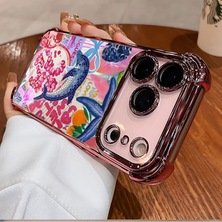 Ốp Điện Thoại Cho Redmi A7 PRO 15A A5 A3 15C 14C 13C 12C 9C A2 A1 9A 10C 13 12 Mạ Dễ Thương Xanh Dương Động Vật Chống Sốc Trong Suốt Mềm