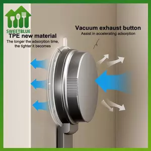 SWEET Hút Móc Treo Tường Không Đục Lỗ Lưu Trữ Ra Cho Áo Quần Áo Và Khăn Ra Tiết Kiệm Không Gian Khả Năng Chịu Lực Mạnh n