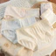 Quần lót Cotton nguyên chất dành cho nữ với họa tiết sọc đơn giản và nơ.