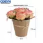<cosyh>Realistic Artificial Roses Potted Plants Silk Cloth Flowers for Home Decor