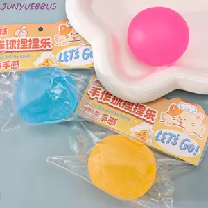 JUNYUE88US 2 Quả Bóng Bóp Phát Sáng Trong Bóng Tối, Quả Bóng Dạ Quang Thư Giãn Đồ Chơi Bóp Trẻ Em, Quả Bóng Cảm Giác Dính Mềm 3D Maltose Fidget Đồ Chơi Ngày Lễ