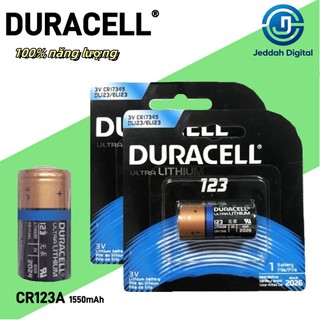 DURACELL CR123A / CR123 / DL 123 / CRCR17345 Pin Lithium 3V Cho Camera Flash Tầm Nhìn Ban Đêm Báo Động Khói
