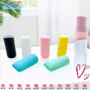 EBINLANDS 3 Nắp Chai Silicon, Silicon Co Giãn Chống Rò Rỉ, Hộp Đựng Du Lịch Ngoài Trời Chống Rò Rỉ Mềm Vỏ Bảo Vệ Đồ Cắm Trại