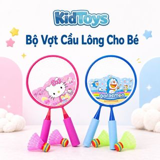 Bộ Vợt Cầu Lông KidToys Siêu Nhẹ Cho Bé - Dễ Cầm, Dễ Chơi Trong Nhà Và Ngoài Trời