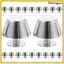 20 Chiếc Hình Ví Phần Cứng Cho Túi Làm Túi Xách Vít Chân Sau Kim Loại Đáy 0.80X0.80X0.50CM Bạc khxinggao