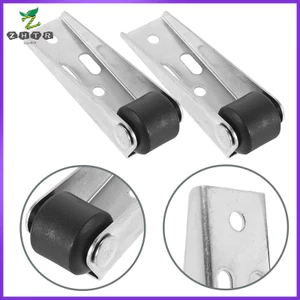 2 Bộ Cửa Gỗ Nhỏ Giọt Hỗ Trợ Bánh Xe Chìm Đáy Ròng Rọc Hướng Cổng Bánh Xe Cho Sân Vườn Cổng Gỗ Sân Hàng Rào zhenghtr
