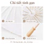 DÙ GIẤY TRẮNG CỔ TRANG DIY – Ô ĐẠO CỤ CHỤP ẢNH, DECOR TIỆC CƯỚI PHONG CÁCH CỔ ĐIỂN