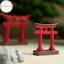 Houdou Thu Nhỏ Torii Cổng Nhật Bản Thần Đền Vườn Đồ trang trí Kiến Trúc Châu Á Cây Cảnh Thiền Vườn Trang Trí Bể Cá Trang Trí Trung Quốc VN