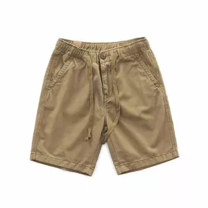 Quần short nam co giãn mùa hè mới, size lớn, màu trơn, quần short bảo hộ lao động thông thường
