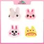 MYPANDA 10 Cái Hoạt Hình Sang Trọng Búp Bê Phụ Kiện Đầu Động Vật Dễ Thương Đồ Chơi Nhồi Bông Túi Giày Sos Phụ Kiện Phong Cách Ngẫu Nhiên Quà Tặng Trẻ Em.