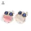 1Pc Màu Xanh Mắt Cú Trâm Cài Cho Nữ Động Vật Dễ Thương Trâm Cài Quần Áo Phụ Kiện [Mina]