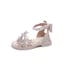 Giày Sandal Nữ La Mã 2026 Phong Cách Mới Mùa Hè Bé Gái Thời Trang Dễ Thương Đế Mềm Nơ Kim Cương Giả Công Chúa Giày Trẻ Em
