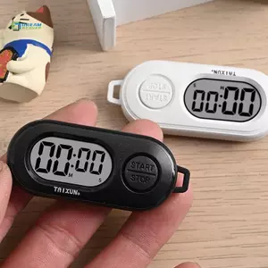 Móc khóa hẹn giờ dừng thể thao có màn hình LCD Kích thước nhà thơ Trang trí Áo đếm ngược kỹ thuật số cho nhiều kịch bản mới