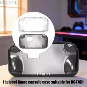 Vỏ da linh hoạt KIKIN cho vỏ bảo vệ tay cầm chơi game RG476H Vỏ trong suốt