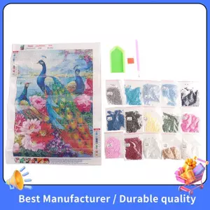 Bộ tranh tròn đầy đủ Phòng khách Trang trí phòng ăn Tranh và hoa