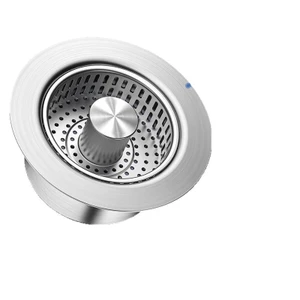 Nút chặn thoát nước bật lên nhà bếp bằng thép không gỉ, phụ kiện thoát nước bồn rửa có bộ lọc
