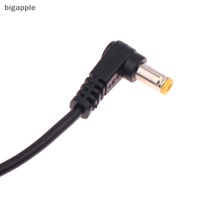 Bigapple 5.5x2.1mm / 2.5mm Góc Phải DC Cáp Nguồn Nam Cắm Nối Dài RDG