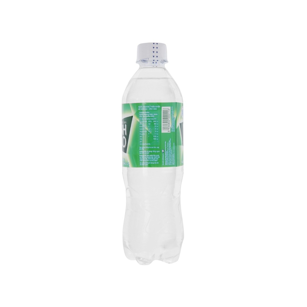 Thùng 24 chai nước khoáng có ga Vĩnh Hảo 500ml