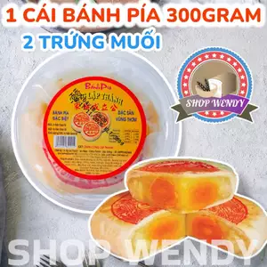1 Cái Bánh Pía 300Gram Đậu Xanh Sầu Riêng 2 Trứng Muối