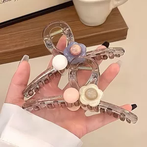 Ngọt Ngào Nhỏ Hoa Tươi Kẹp Tóc Lưng Đầu Kẹp Kích Thước Lớn Cá Mập Kẹp Mũ Đội Đầu Kẹp Tóc AOI