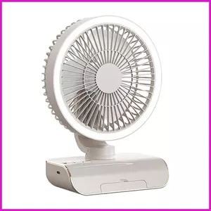 Quạt tuần hoàn không khí dao động 5 tốc độ Quạt nhỏ để du lịch có điều khiển từ xa 2000mAh có thể sạc lại lyuvn cầm tay